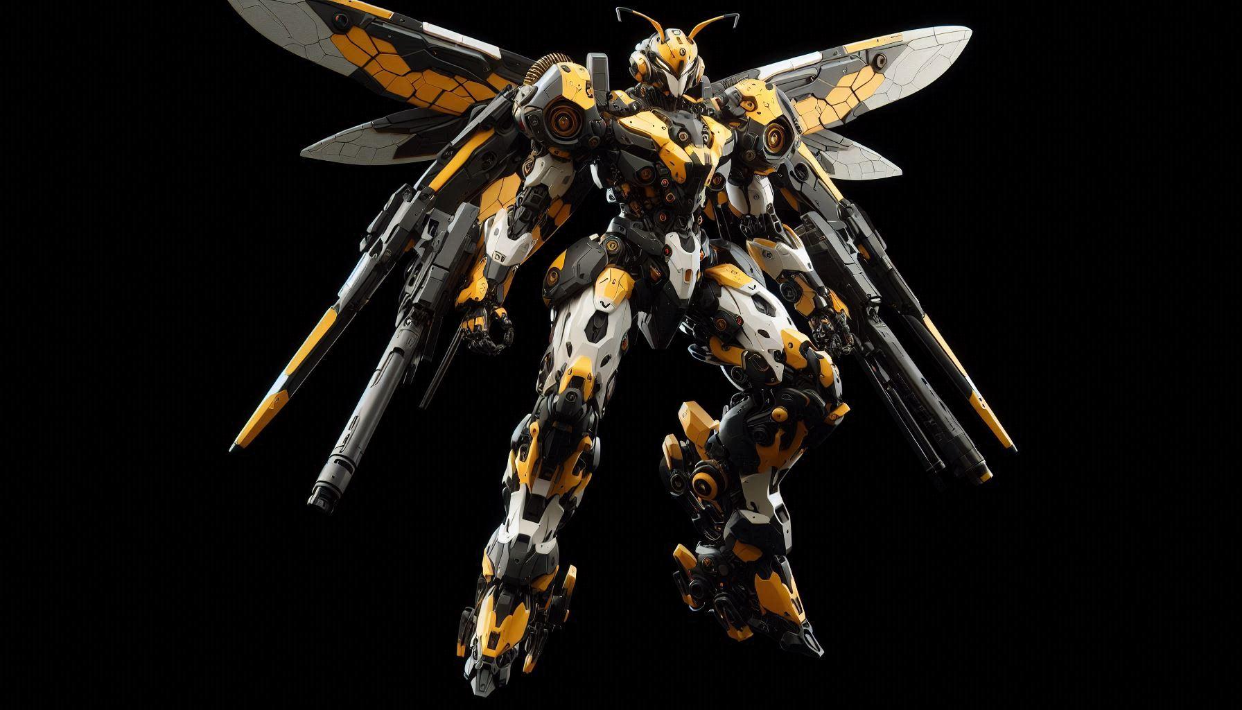 蜂ちゃん型♪戦闘ロボット達・・昆虫モチーフメカは大抵プリティー？♪