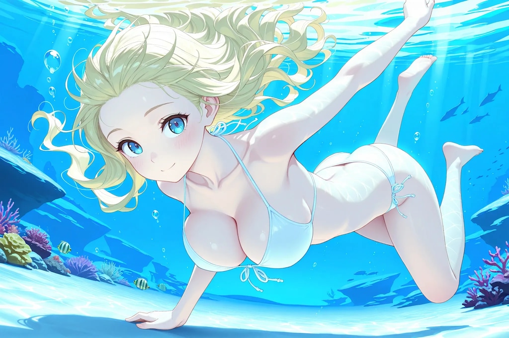 水中詰め合わせ 海の日バナーのちちぷいちゃん編