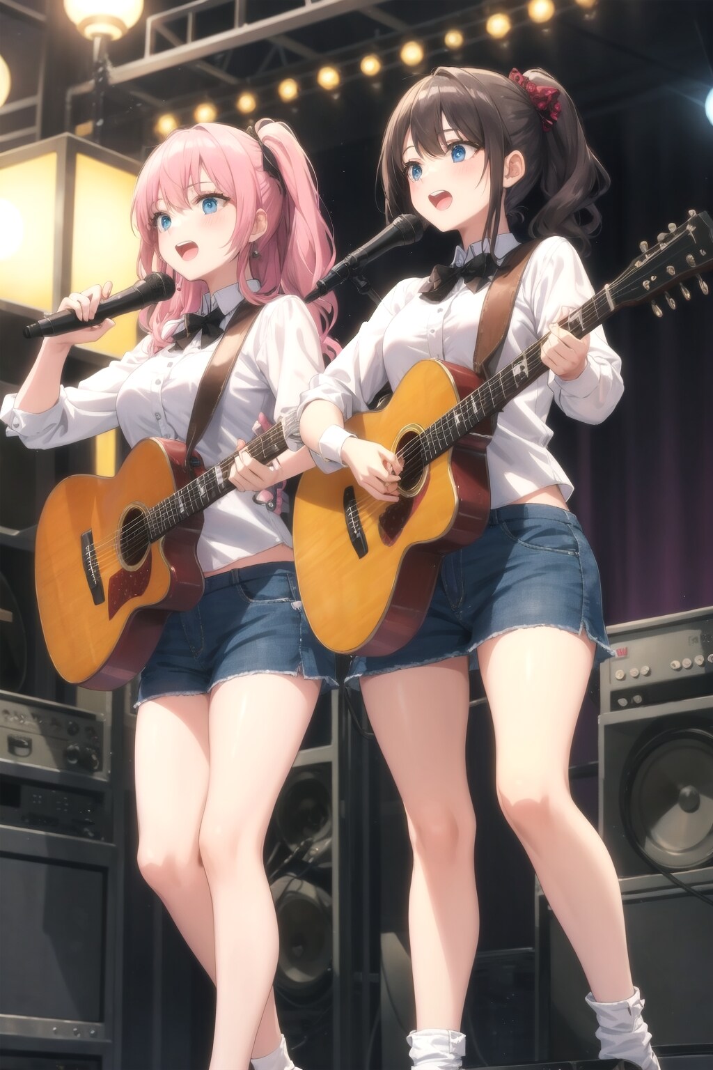 双子の歌手 | の人気AIイラスト・グラビア