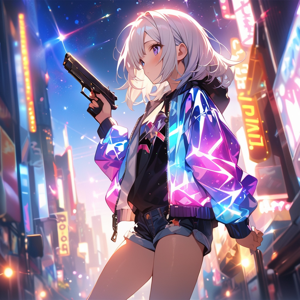 煌びやかな世界での反抗 | の人気AIイラスト・グラビア