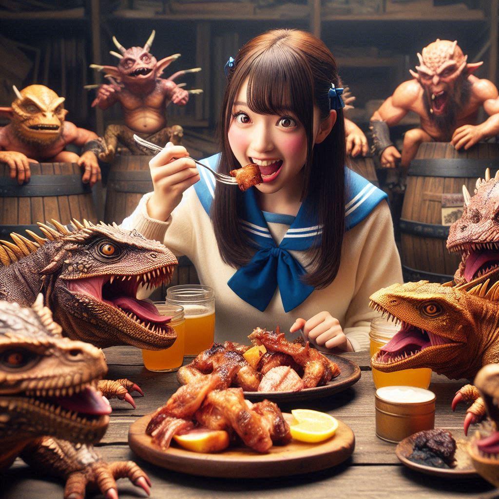 おいしーけどこれ何の肉？
