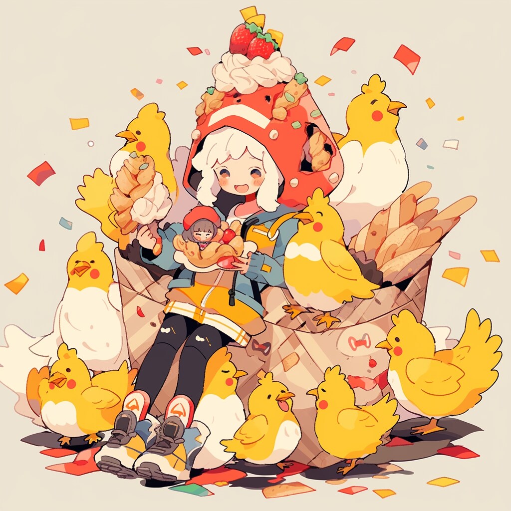 わあ、美味しそう！！みんな！早く食べよっ！！