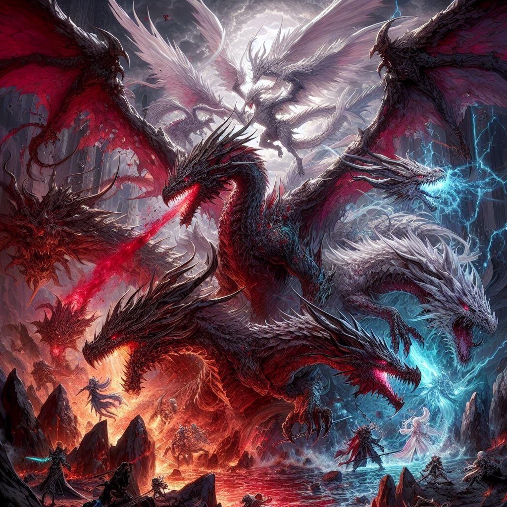 邪竜達との戦い