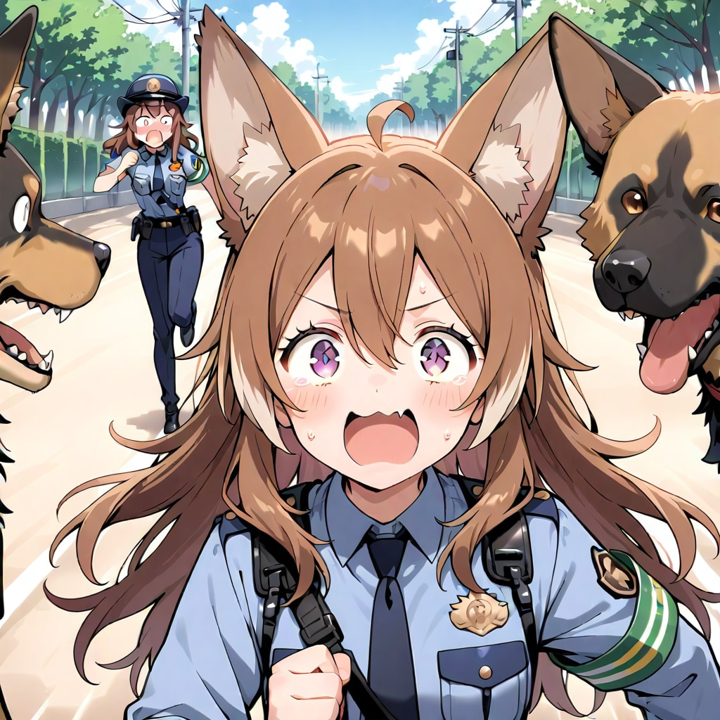 犬怖いよー！ | の人気AIイラスト・グラビア