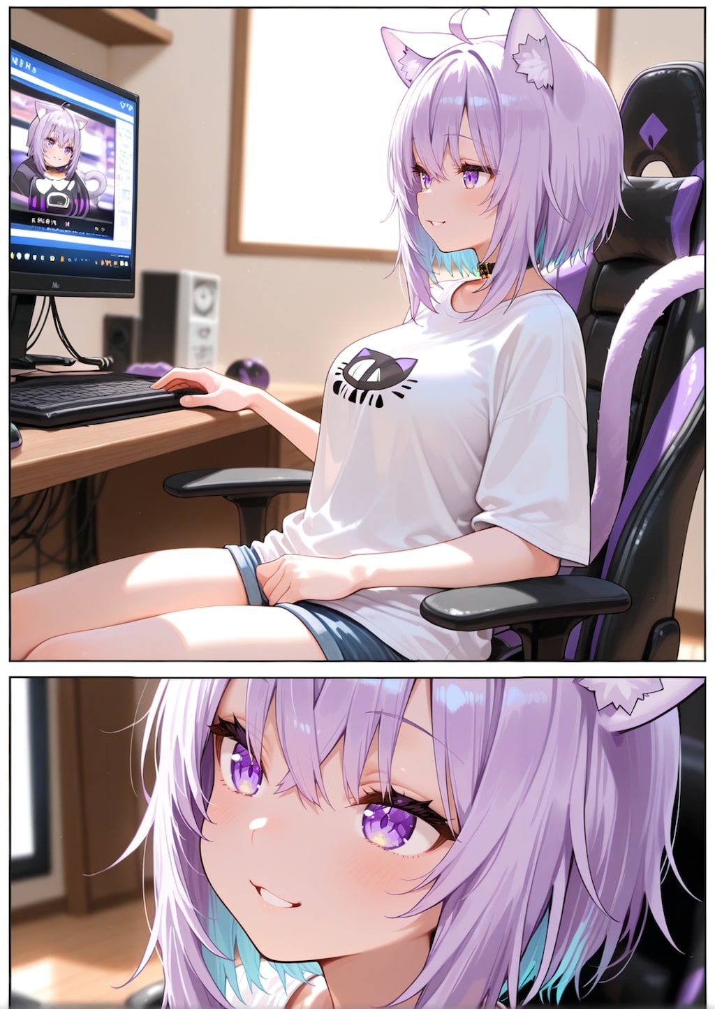 企画参加中🤍白TのオフV配信者達　#白