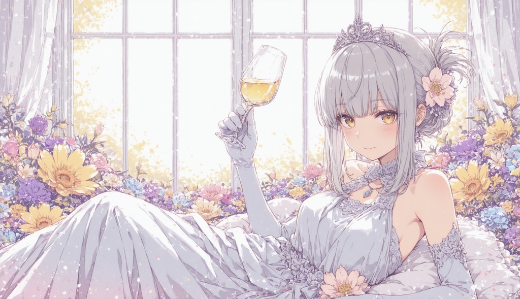 看板娘　flowers