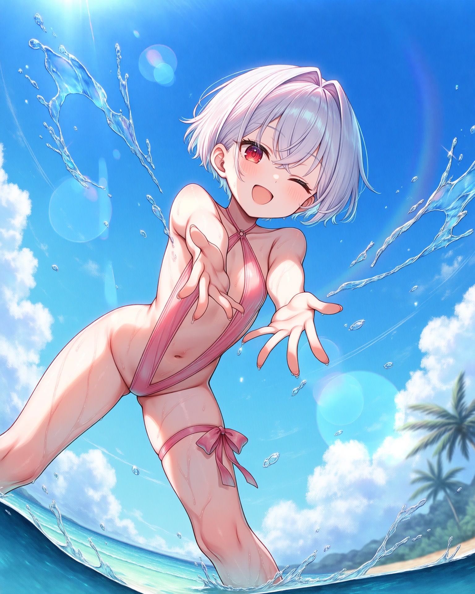 【夏だから水着】浅瀬の魔法使い