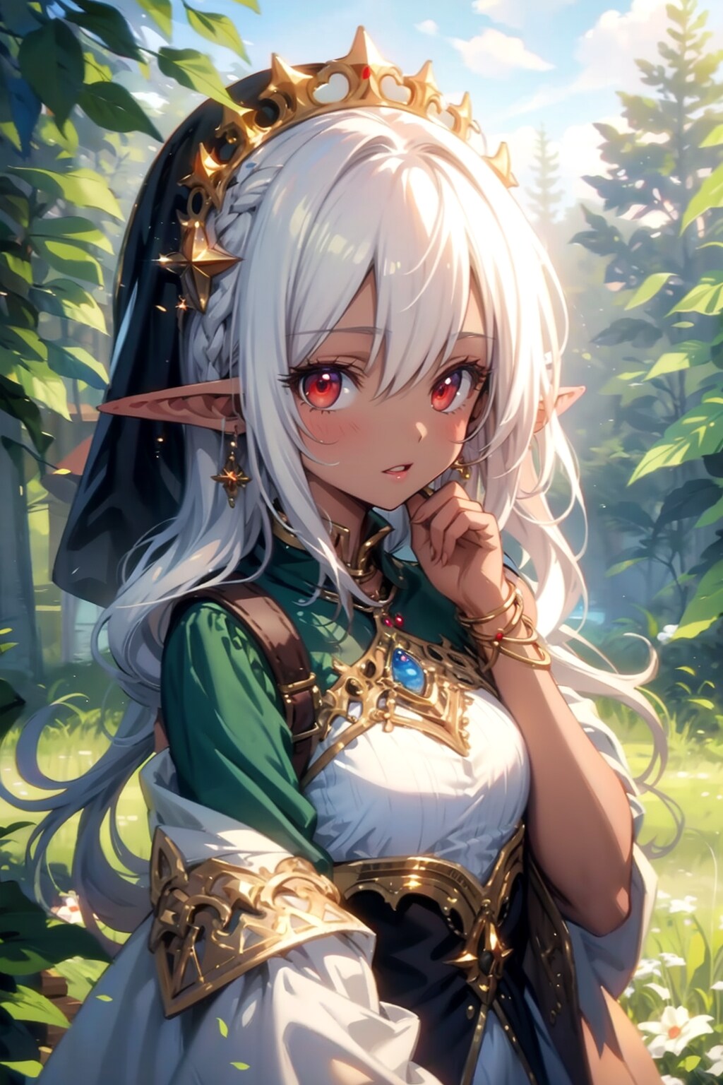 美少女ダークエルフ