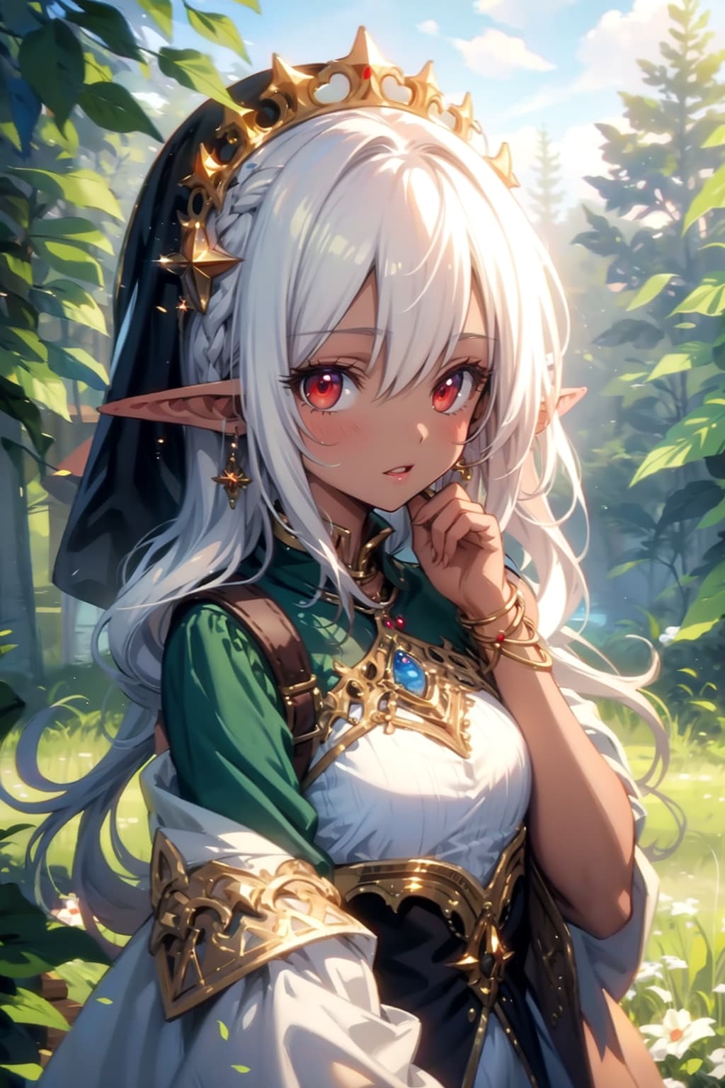 美少女ダークエルフ