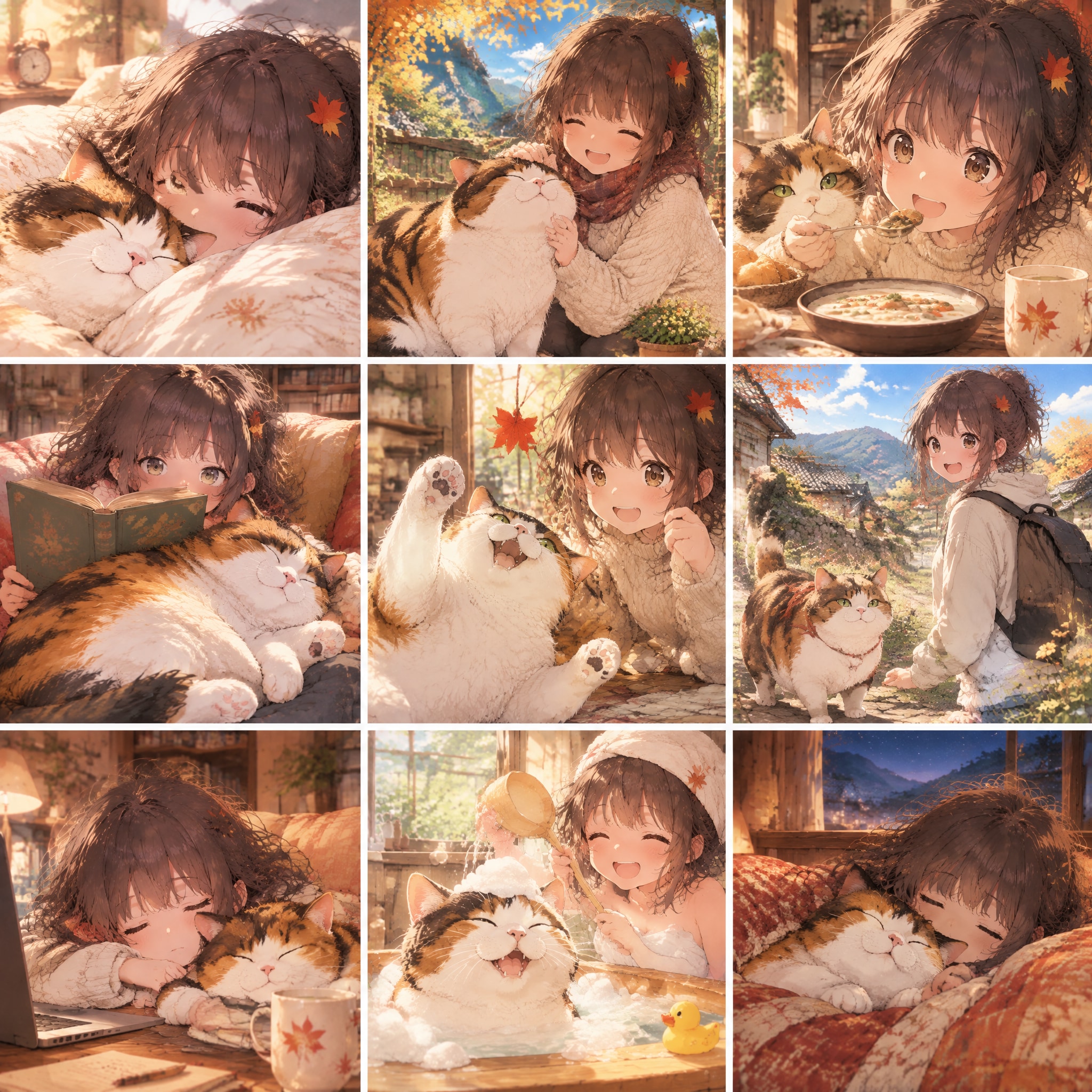 三毛殿との思い出（10）三毛殿　GPTimages2.5 | の人気AIイラスト・グラビア