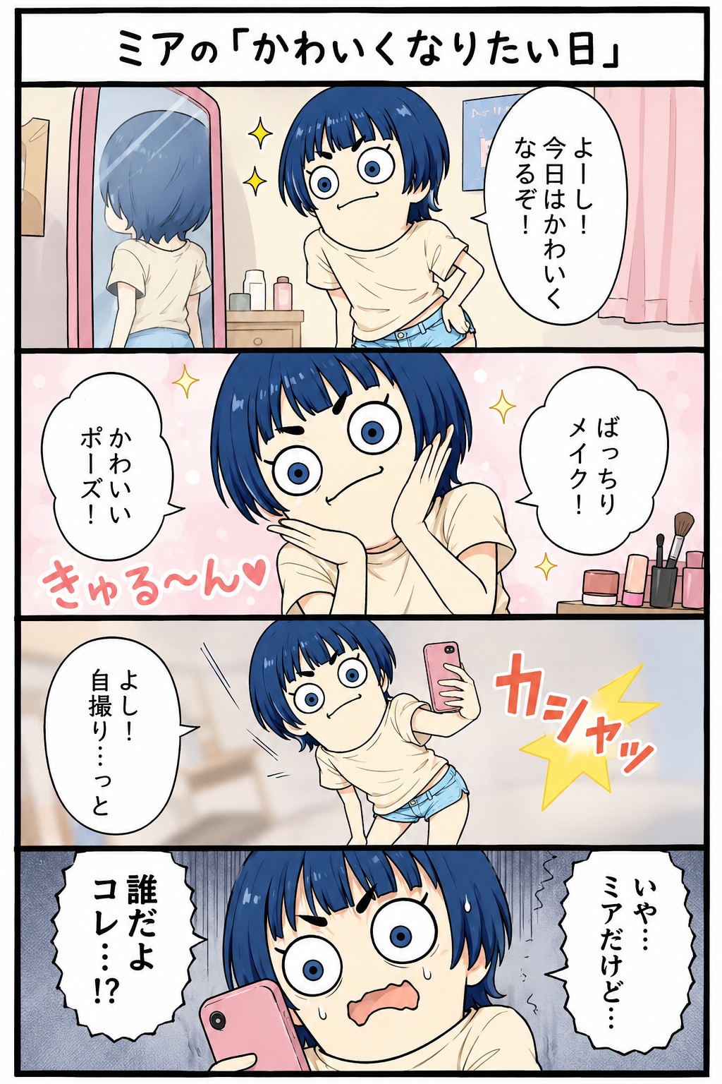 おまかせ四コマ：ミア編