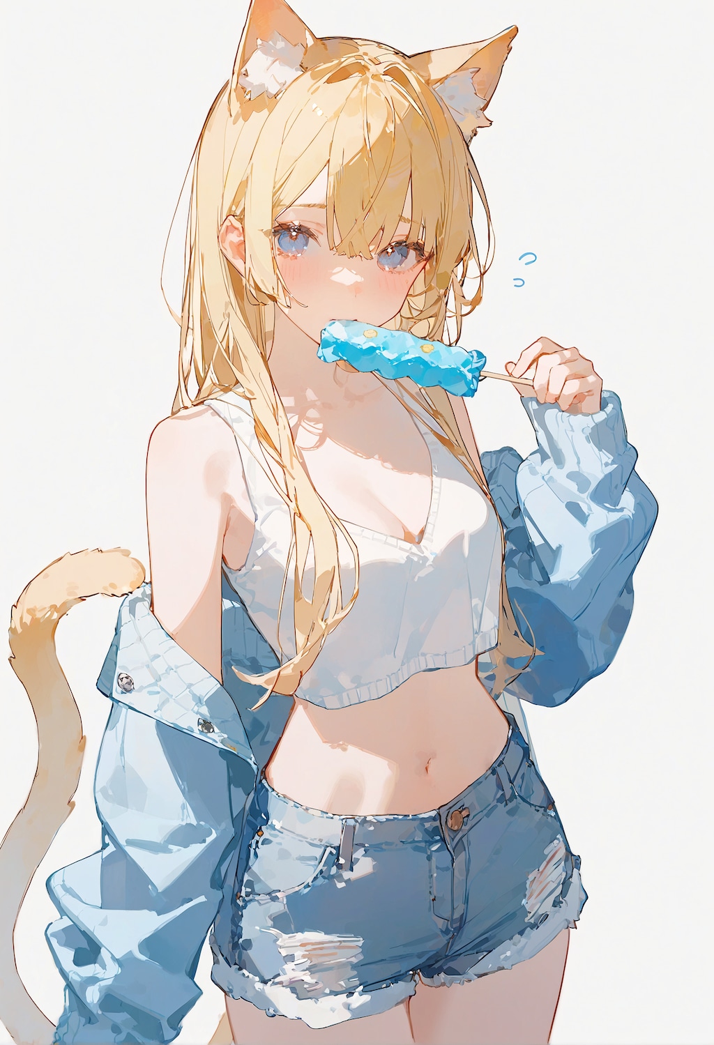 にゃんとも涼やかアイスタイム