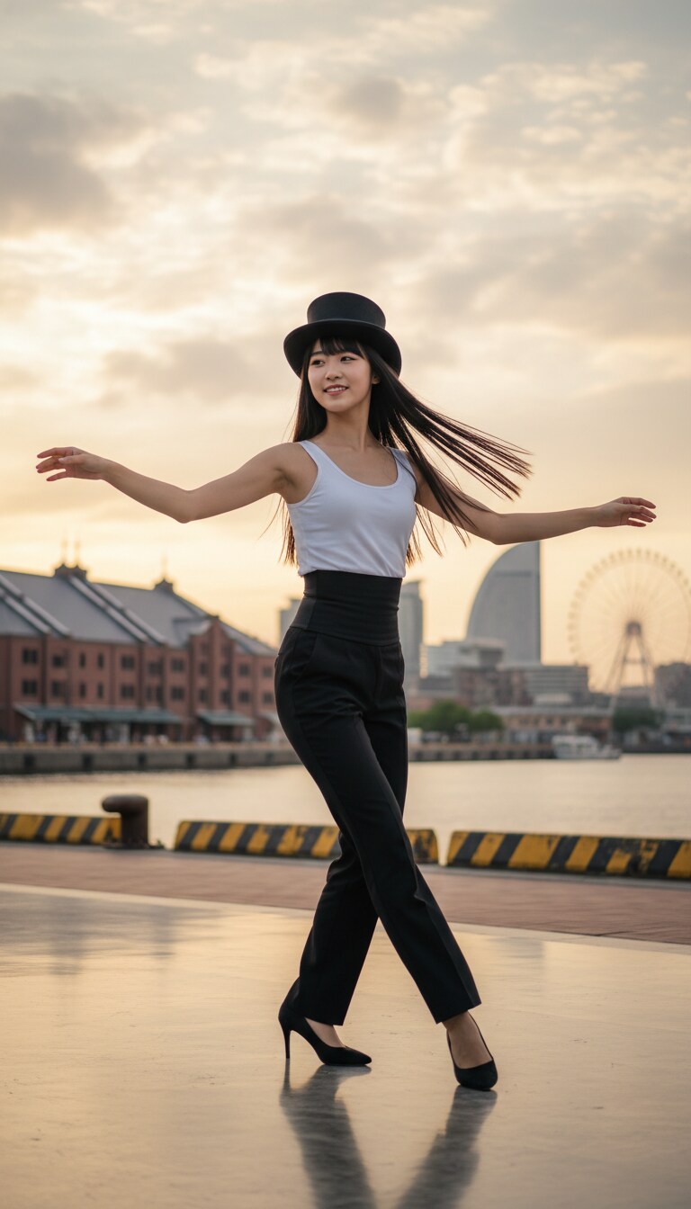 Gemini実写特集　かっこかわいいダンサー白鳥英美梨の横浜港公演
