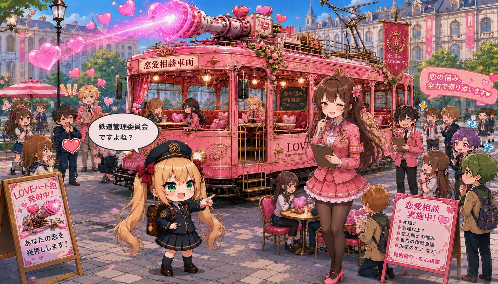 聖薔薇学園編〜リリアが行く！「鉄道管理ってなに？」〜