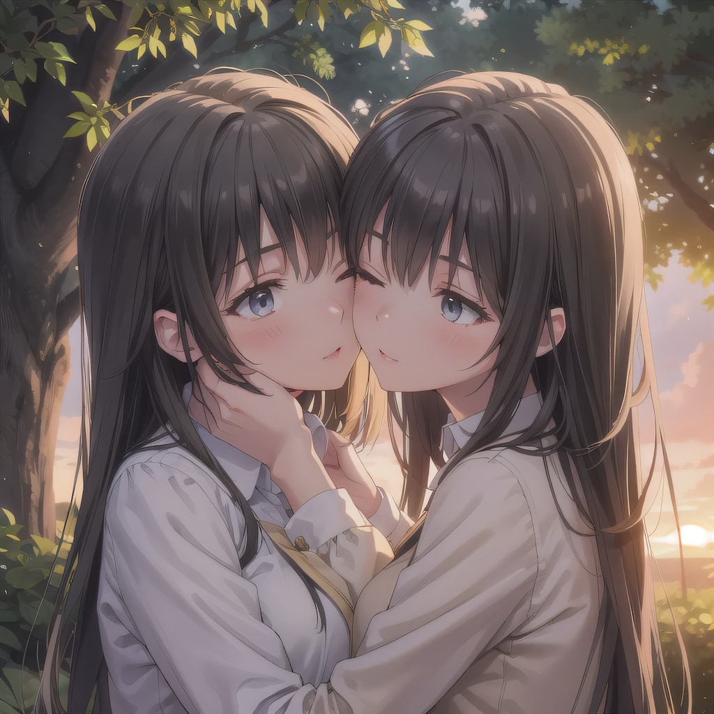 黒髪ロングの少女３