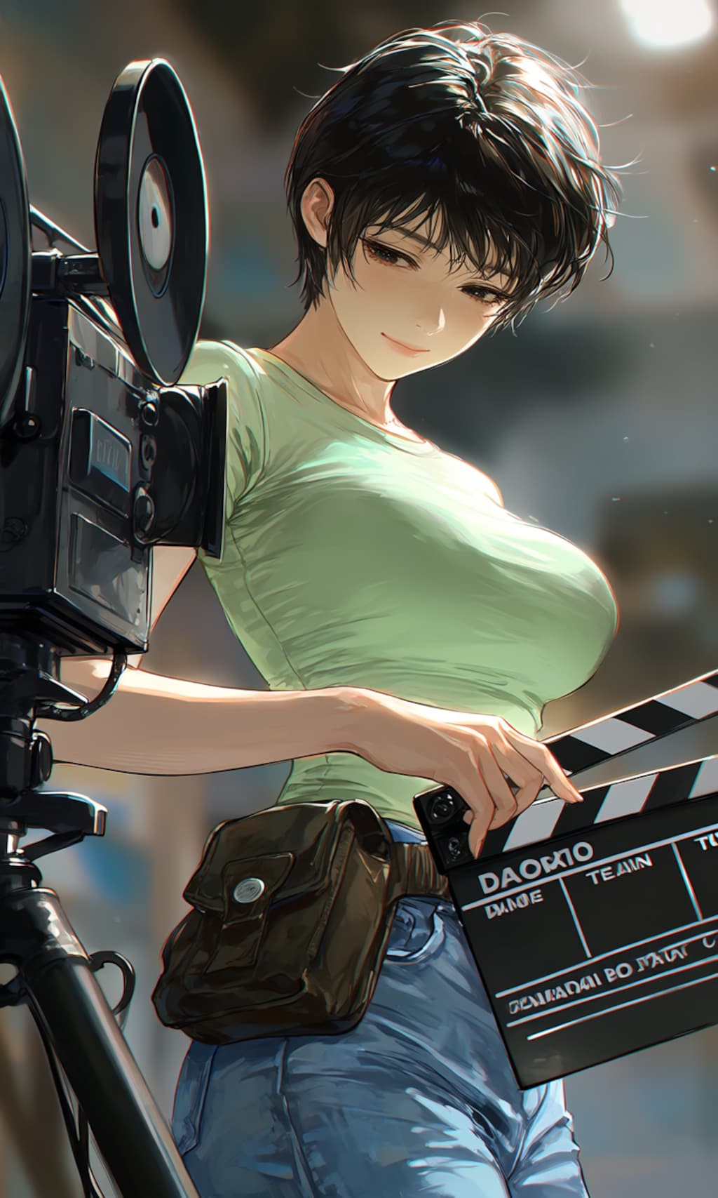 映画の撮影現場