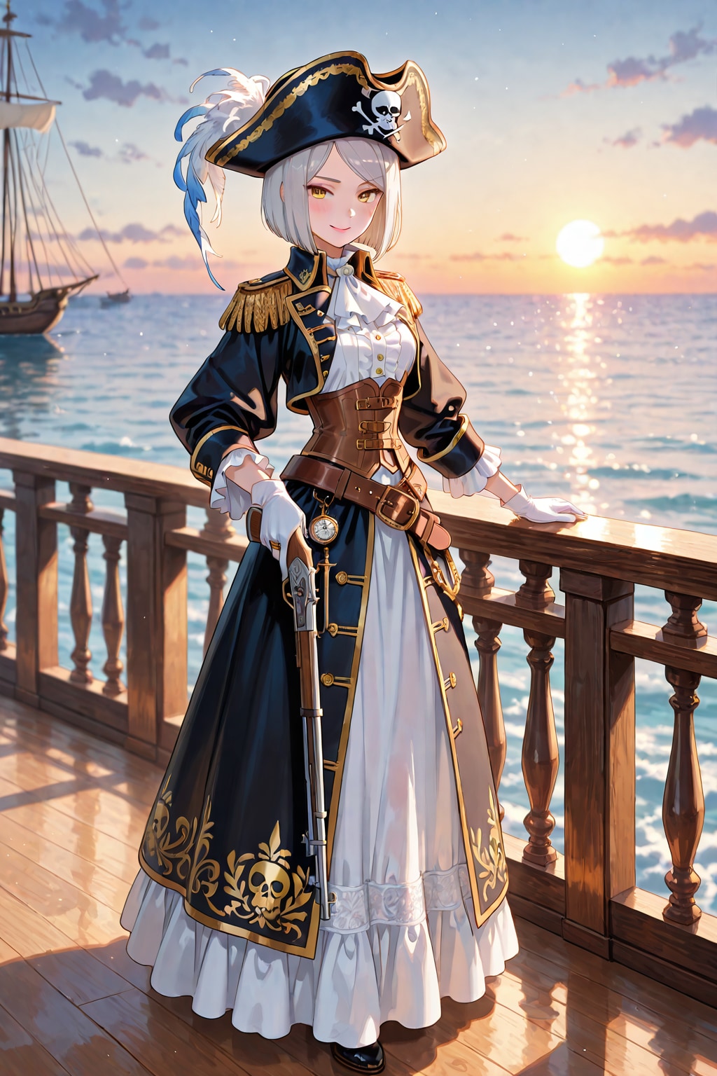 お嬢様海賊 | の人気AIイラスト・グラビア