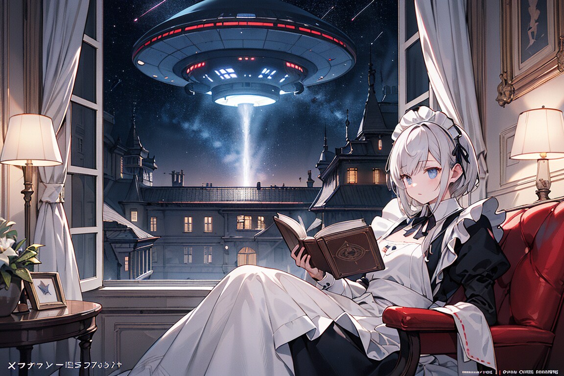 (成功)メイドさんが読書