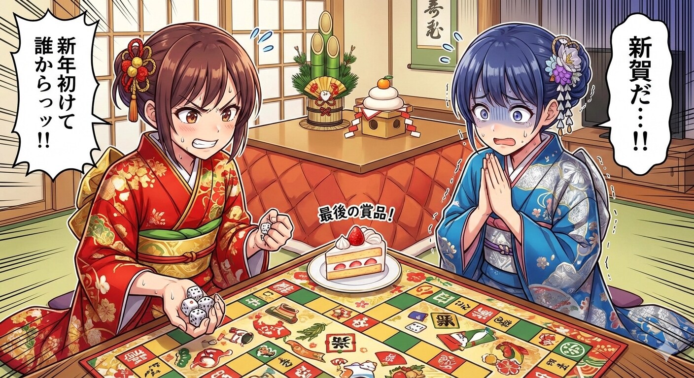 ケーキ争奪戦