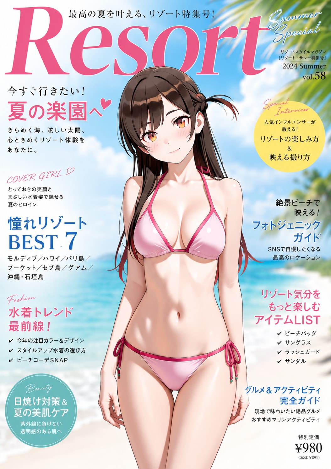 リゾート特集号。