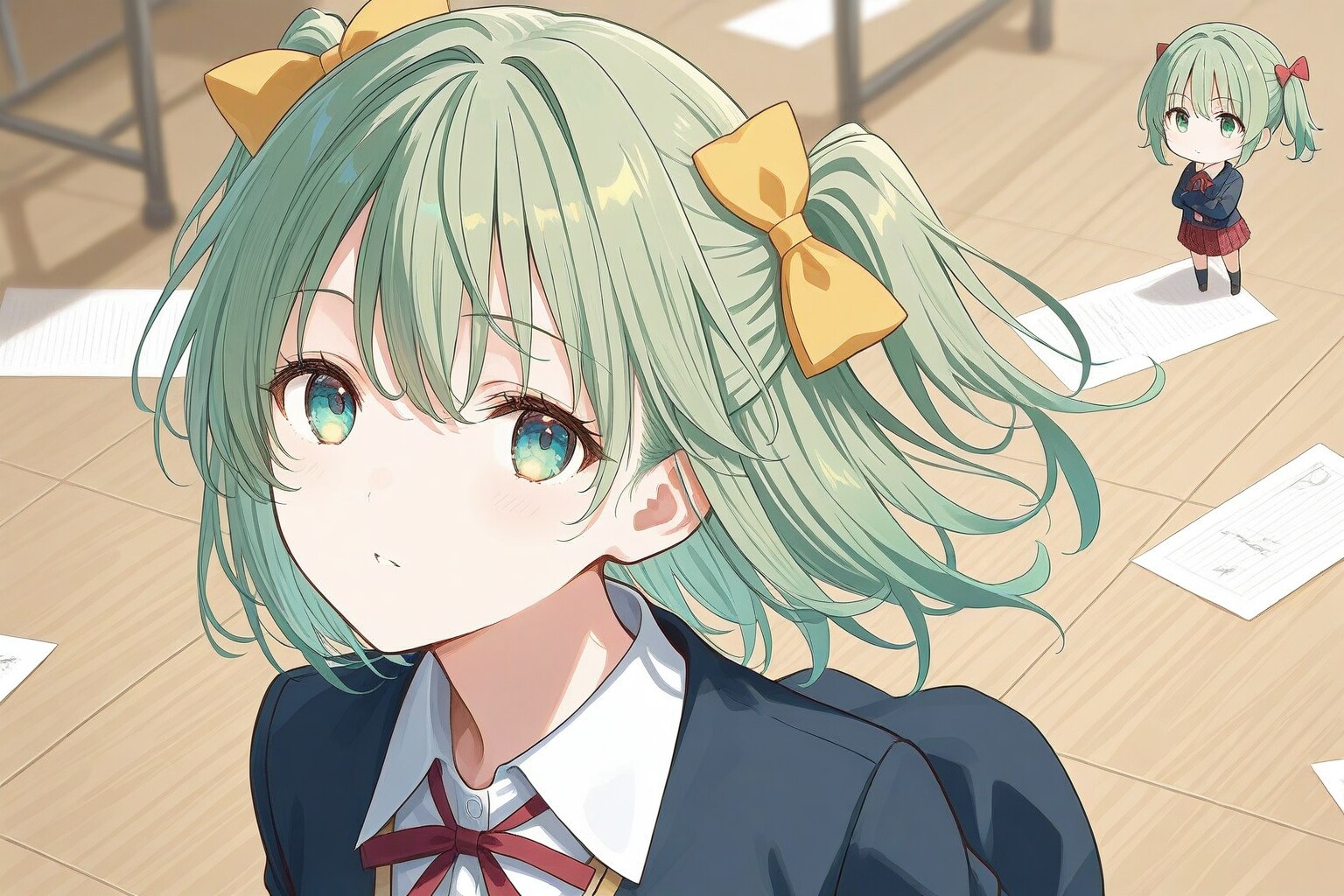 爽やかちよるちゃん＋ミニキャラ
