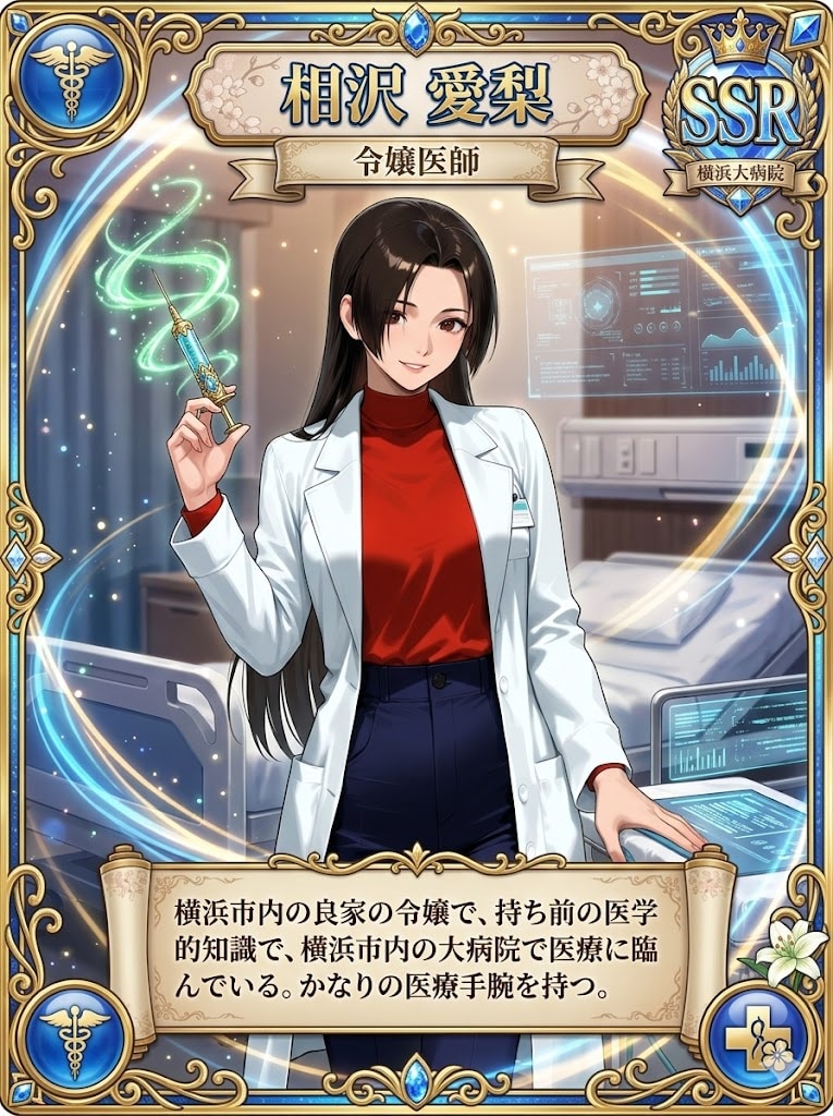 令嬢医師相沢愛梨のSSRカード