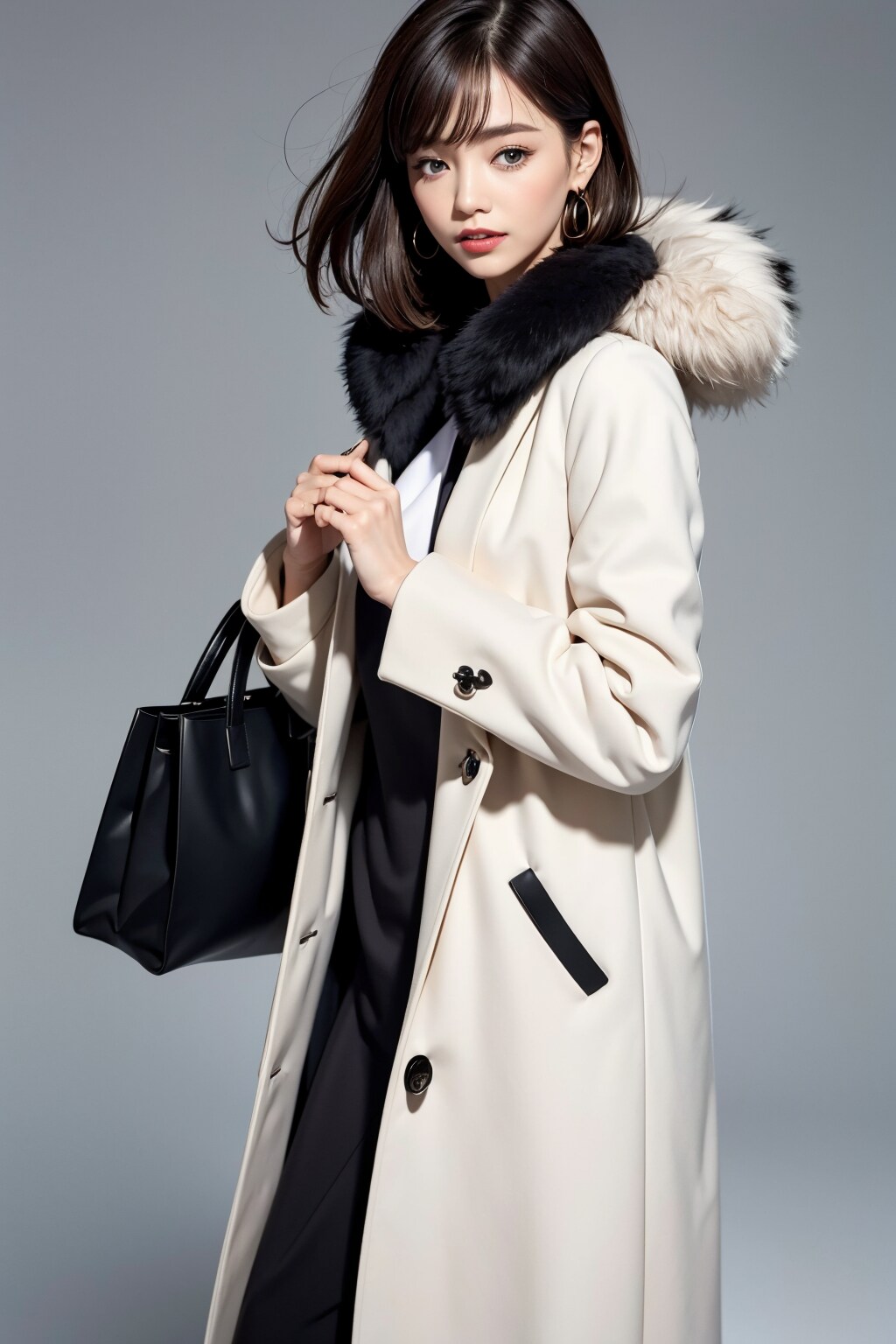 冬コーデの れなちゃん