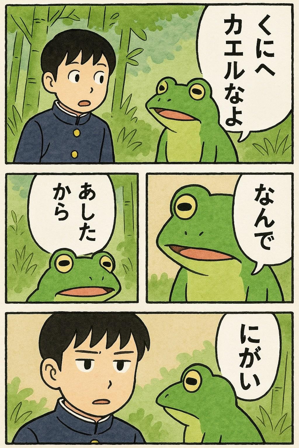 くにへカエルなよ🐸10 タケノコ編