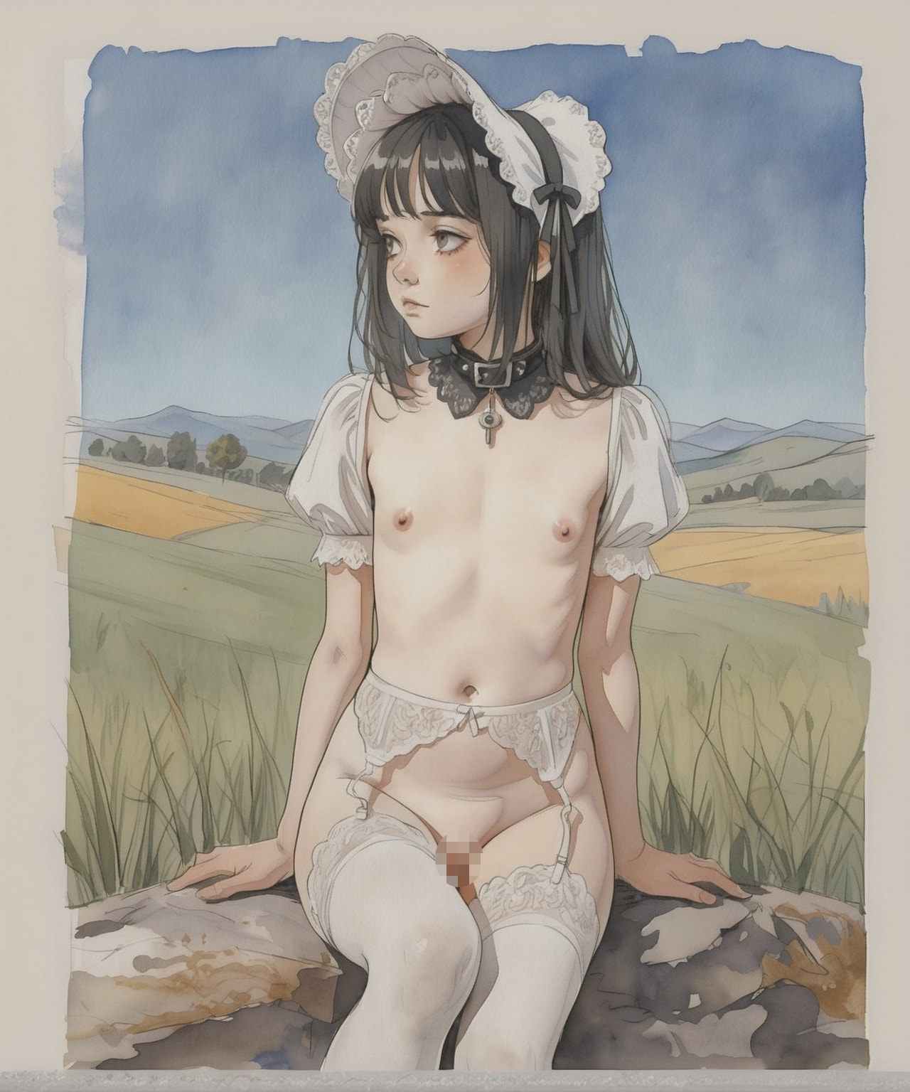 ボンネットの少女