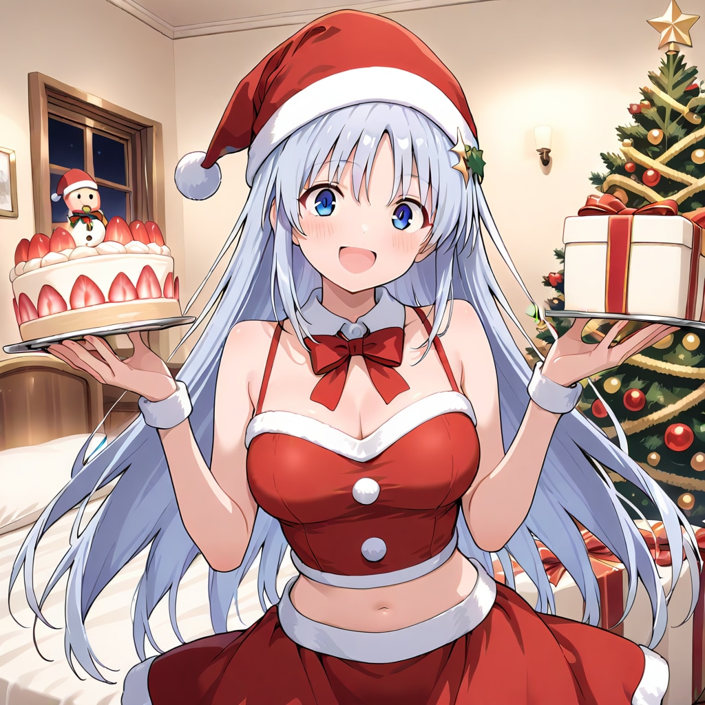 リインフォースツヴァイ　サンタ服 | の人気AIイラスト・グラビア