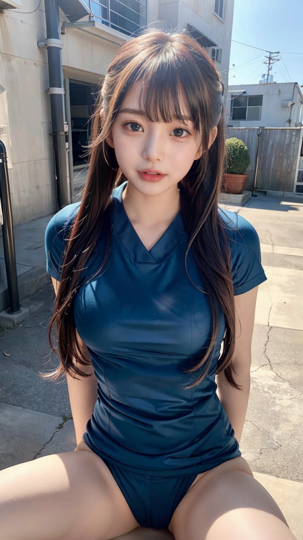 ブルマ姿の美少女