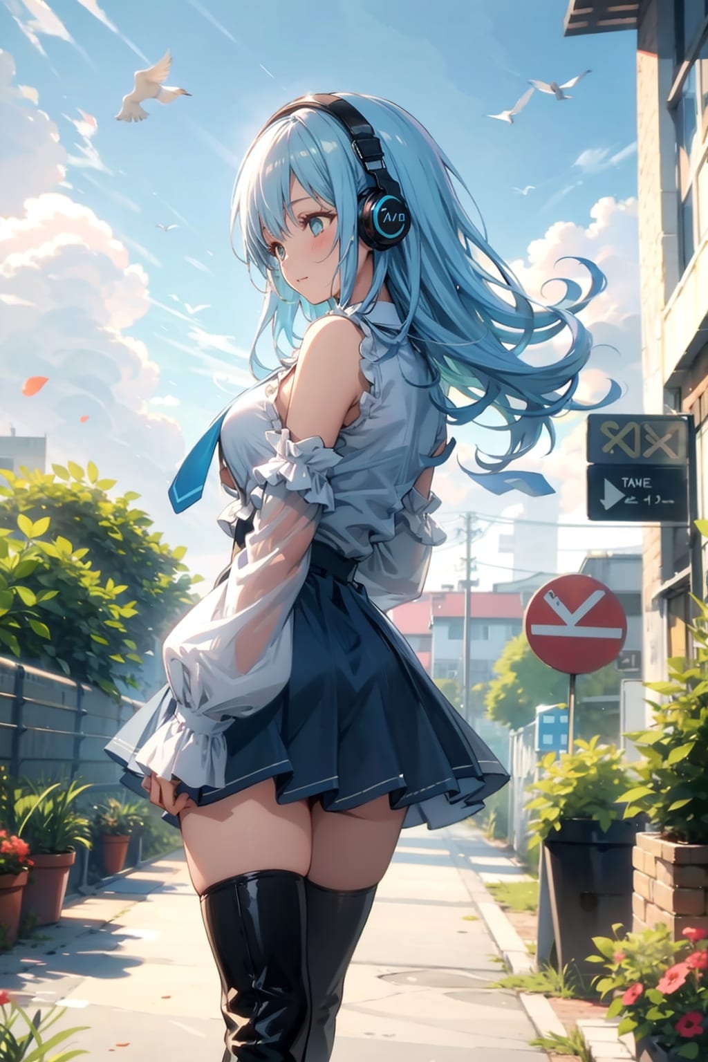 ヘッドホン少女