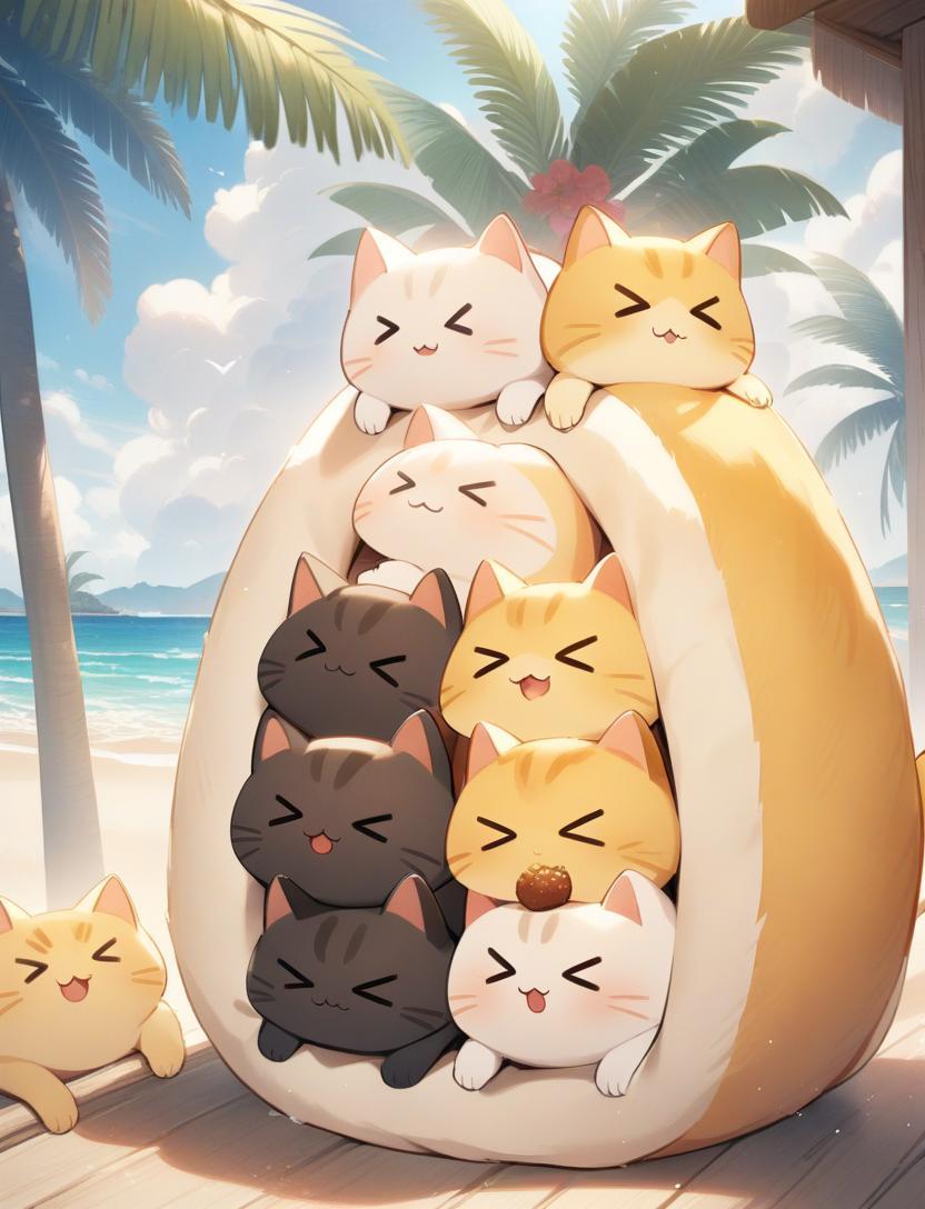 ねこあつめ🐱 | の人気AIイラスト・グラビア