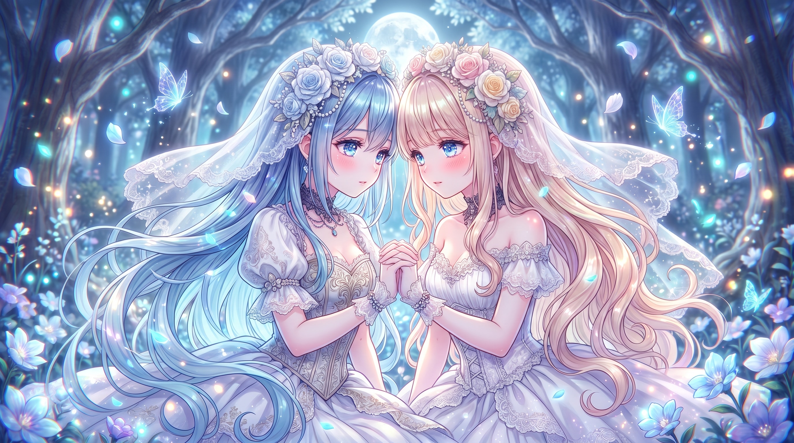 月華双花誓約 | の人気AIイラスト・グラビア