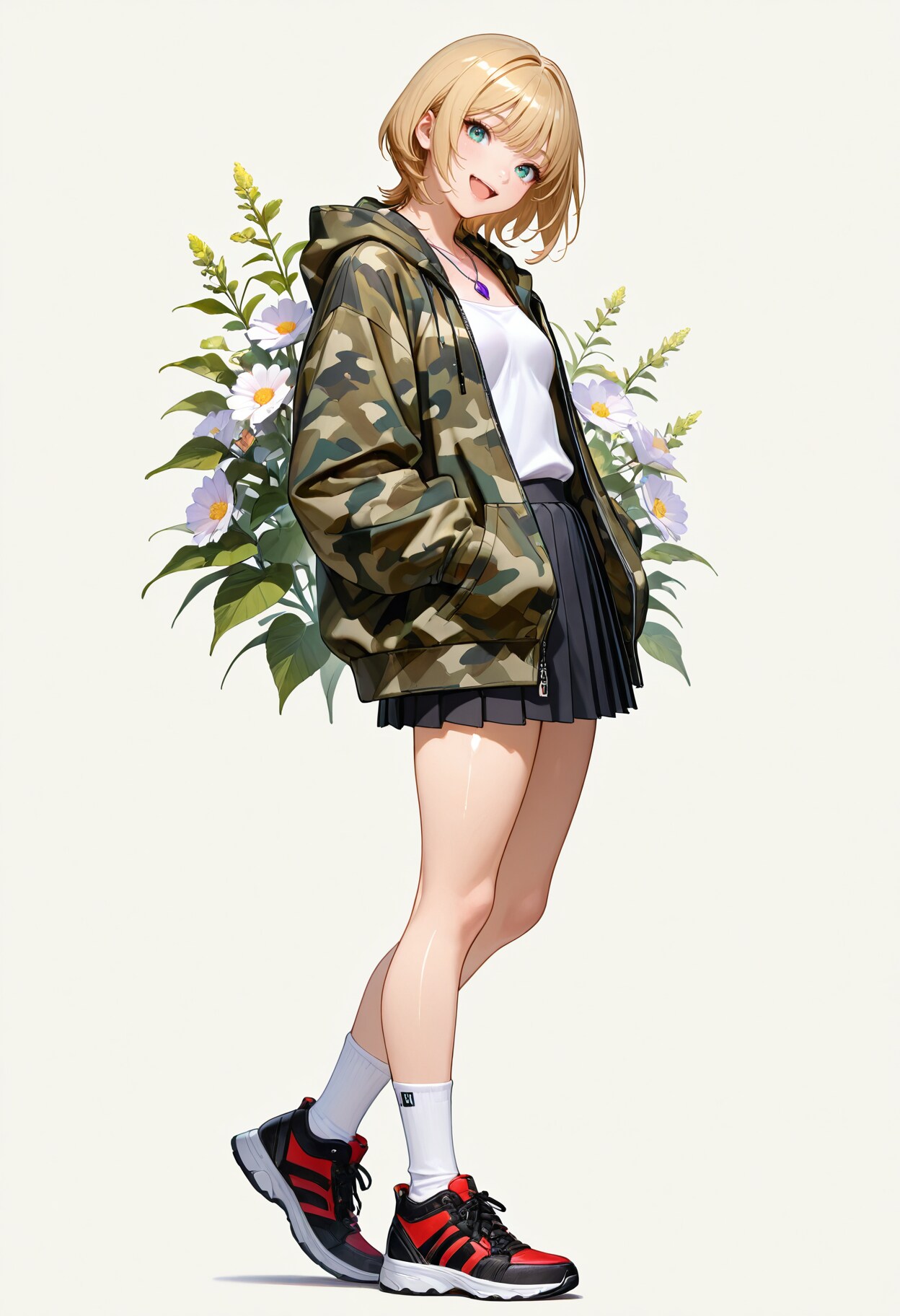 カモパーカー。