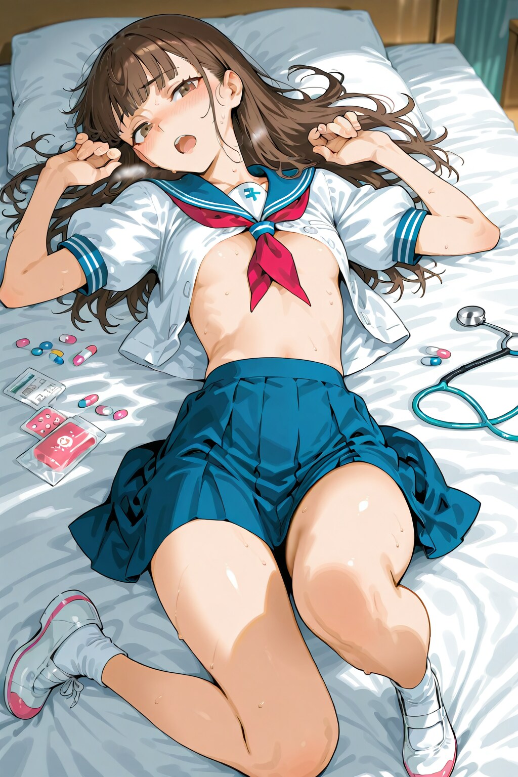 あっ、熱いの・・