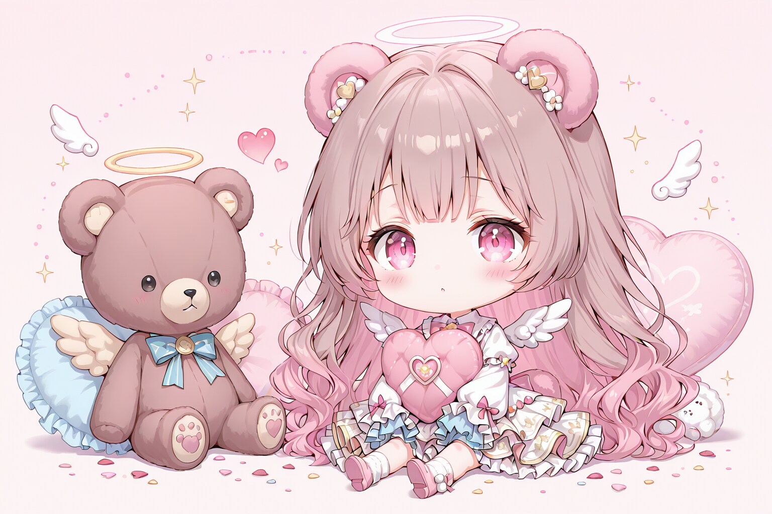 はじめまして。クマ天使です | の人気AIイラスト・グラビア