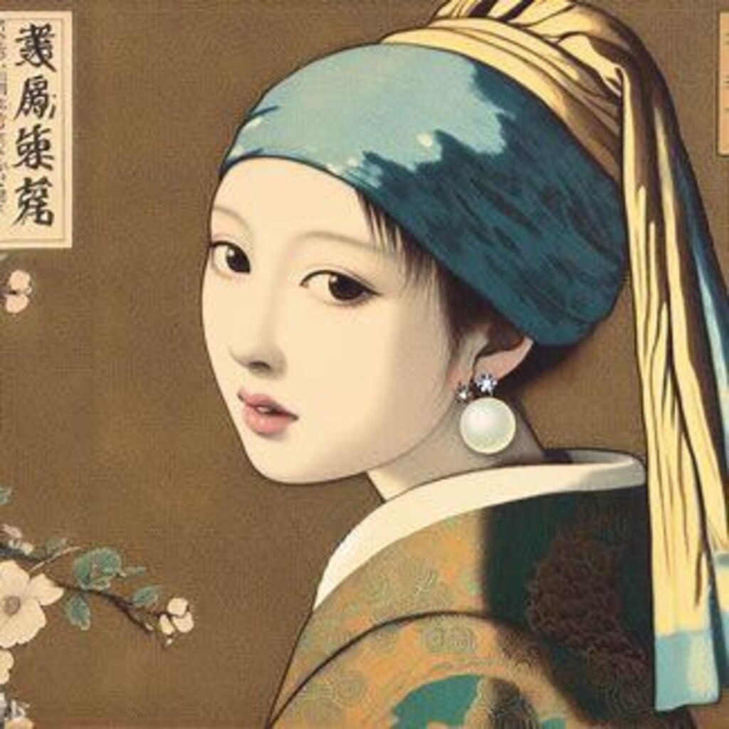 プロンプトを当てよう！ 真珠の耳飾りの少女編①
