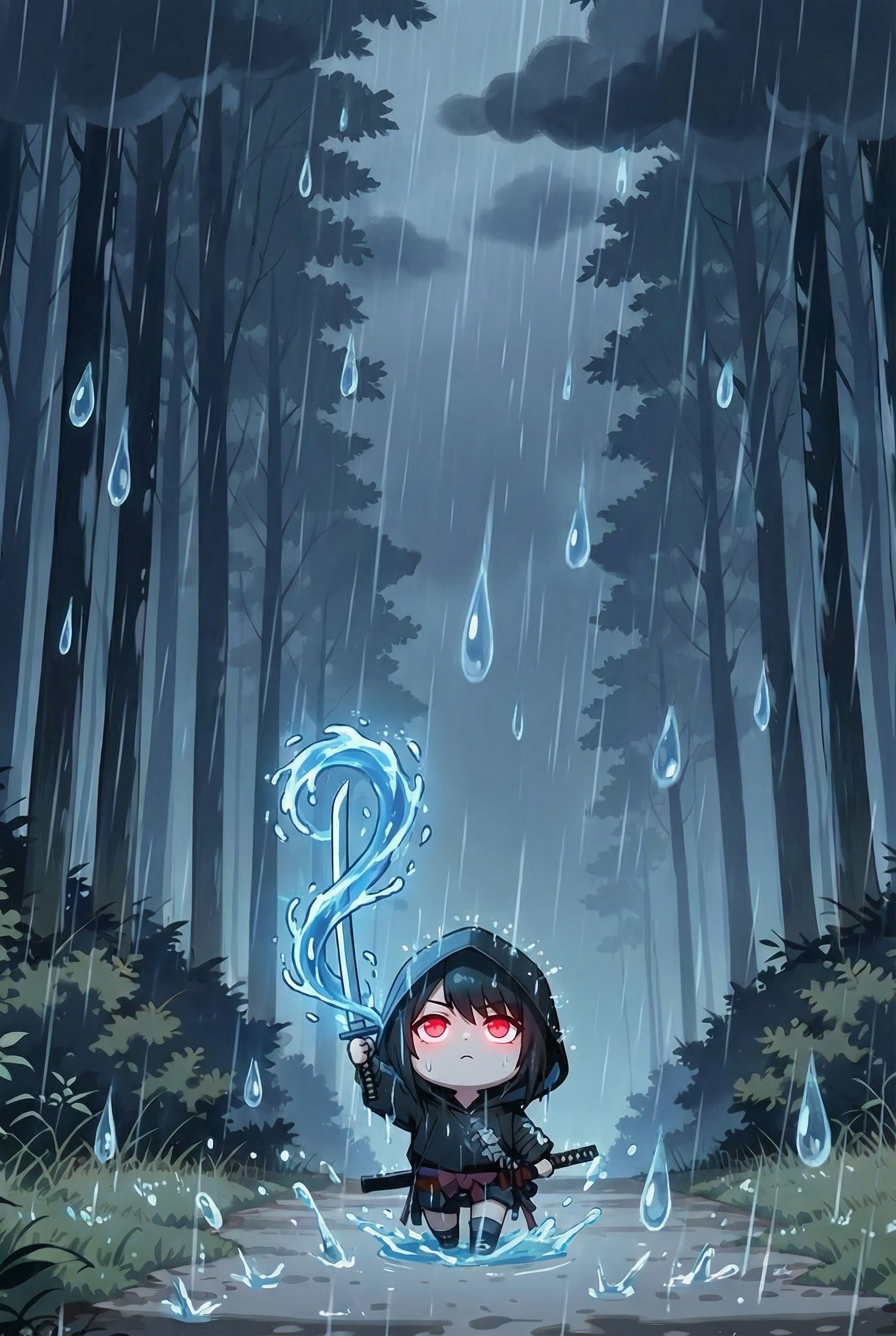 ミニトキヒメ(雨降し) | の人気AIイラスト・グラビア