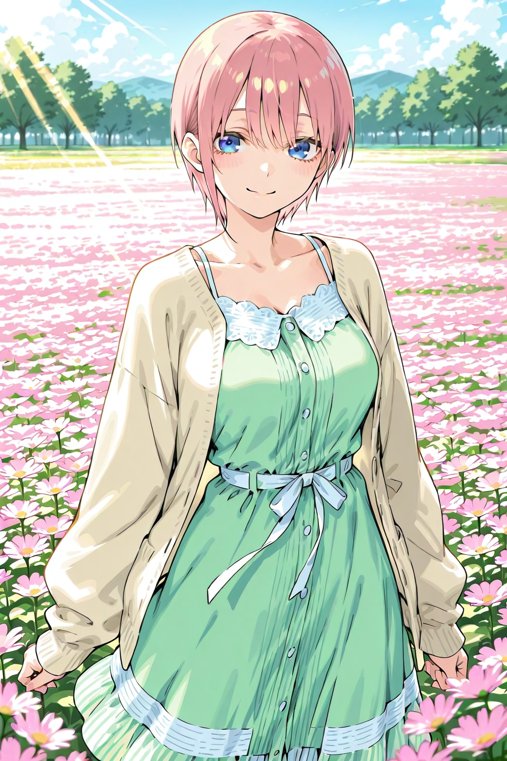 一花春色コーデ