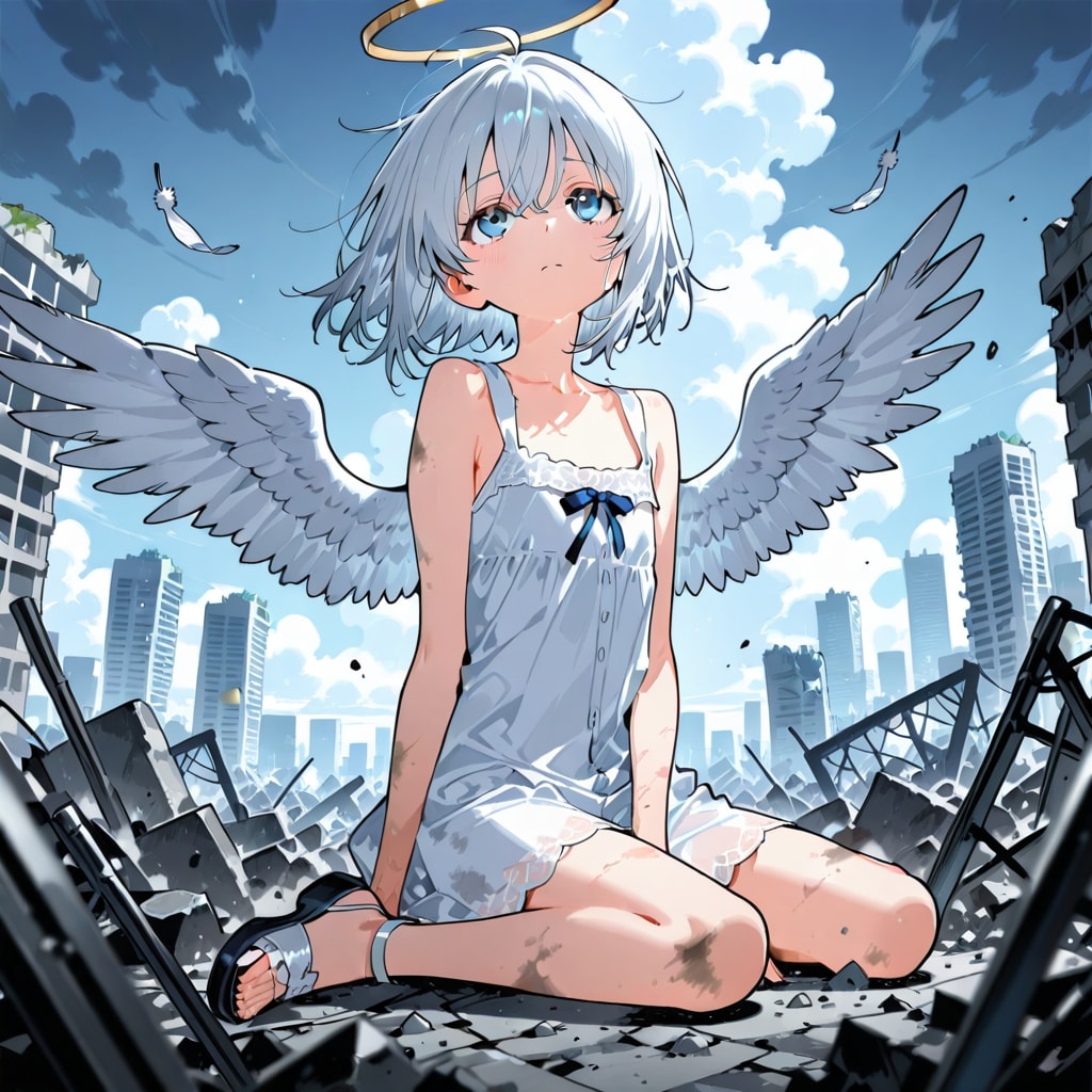 廃墟天使_2026/02/25 | の人気AIイラスト・グラビア