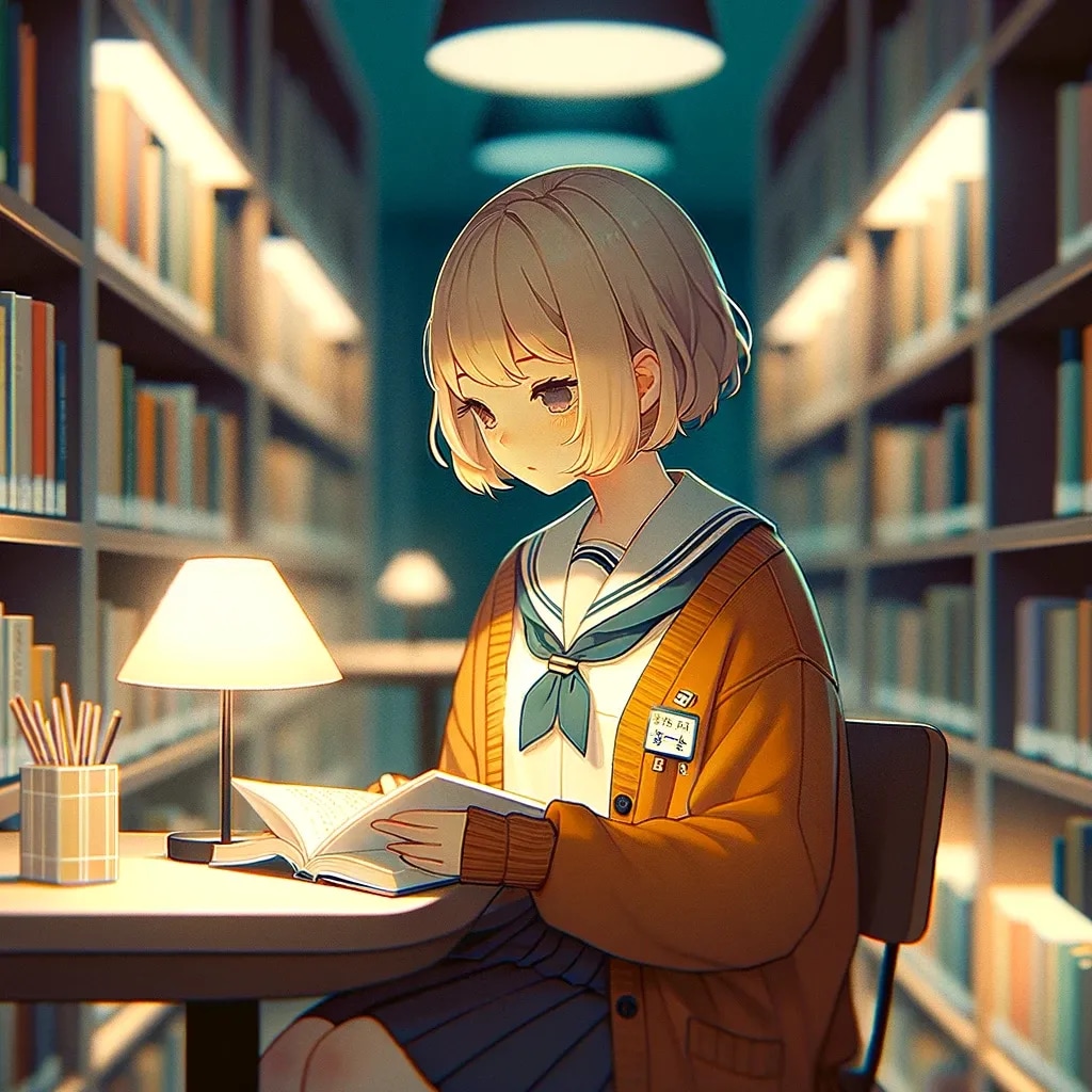 静かな隅の席