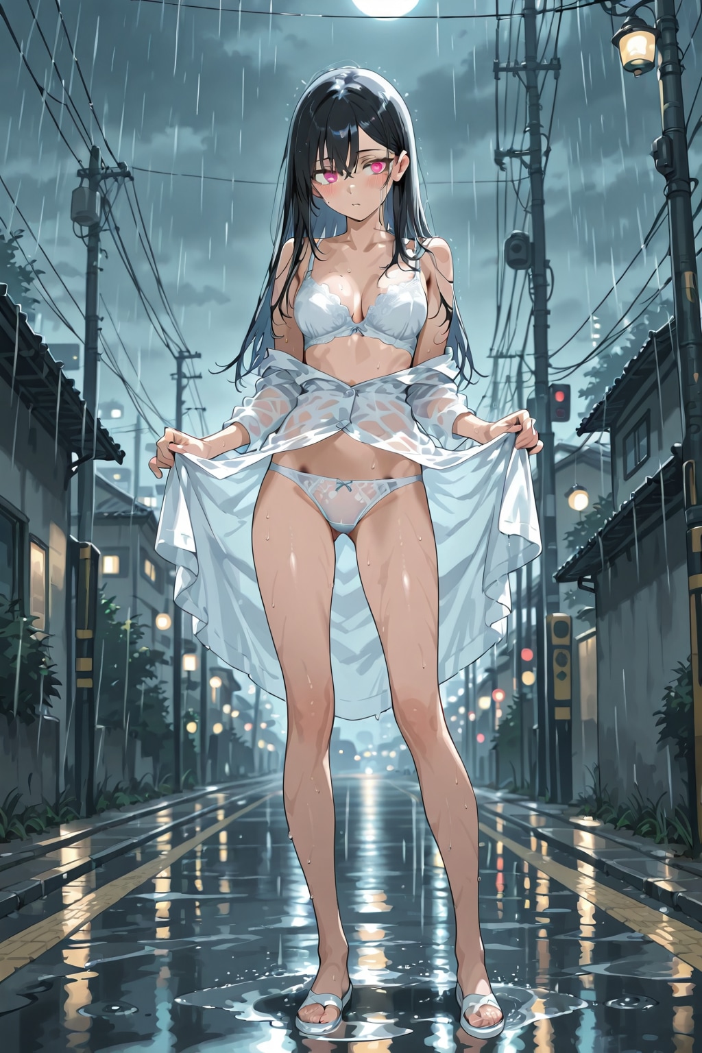 雨とアスファルト