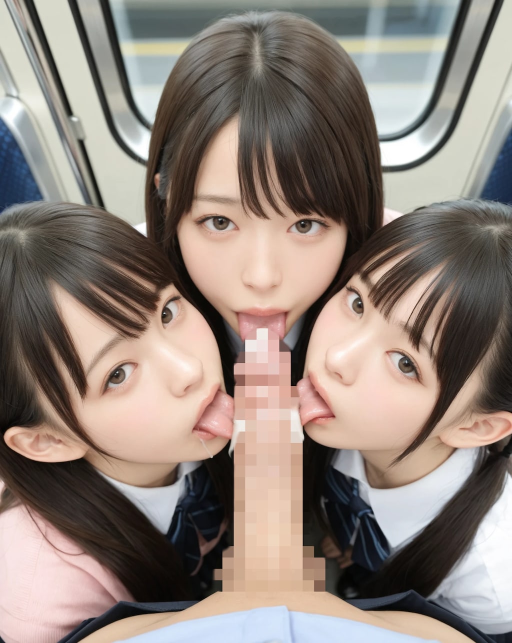 (再)【今日のハーレム】今日は電車の日【超フェラ】
