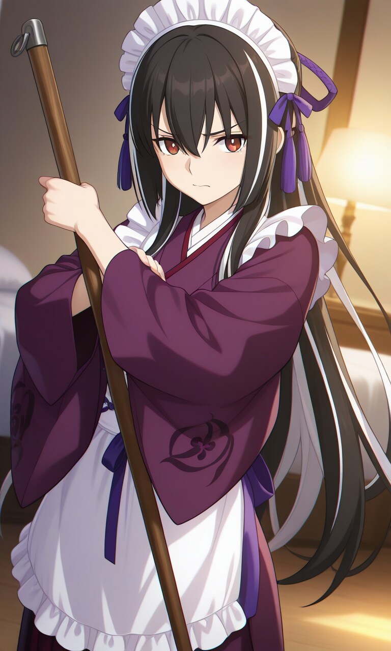 河上彦斎　刀ではなくモップを | の人気AIイラスト・グラビア