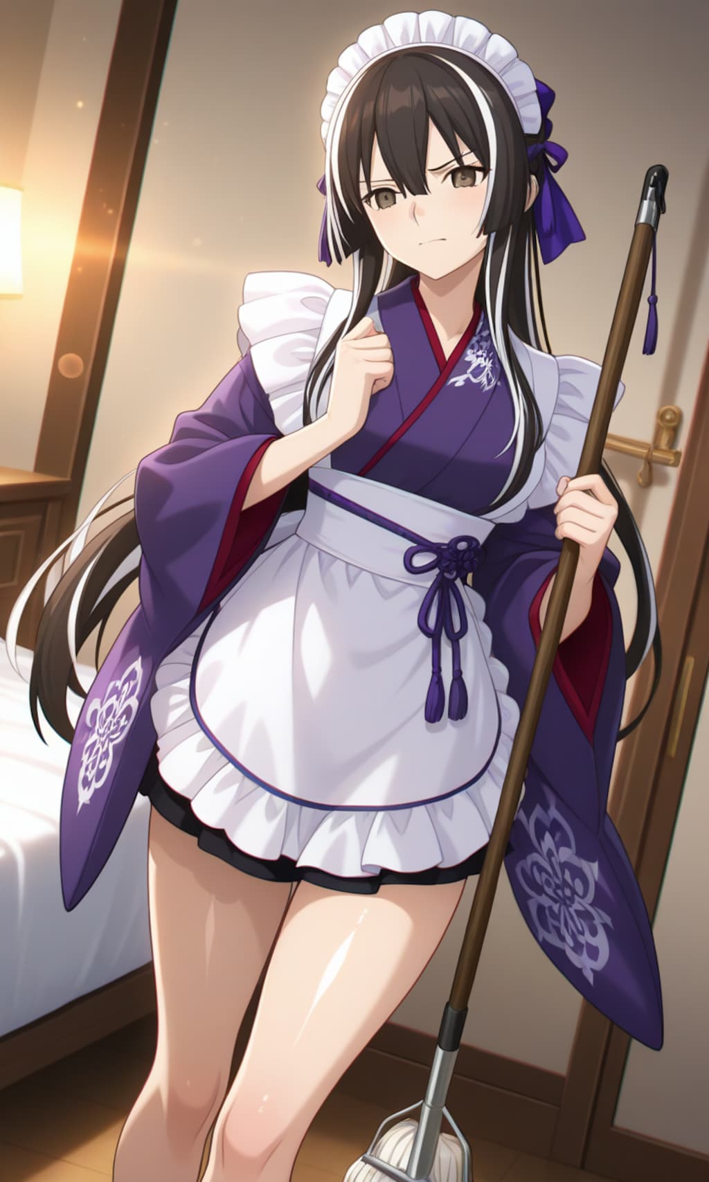 河上彦斎　刀ではなくモップを