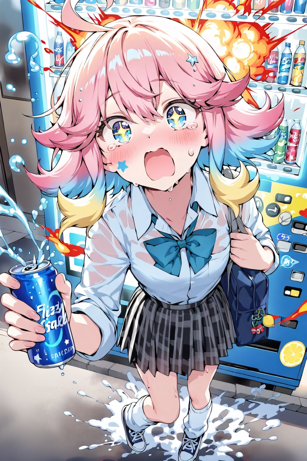 炭酸大爆発 | の人気AIイラスト・グラビア