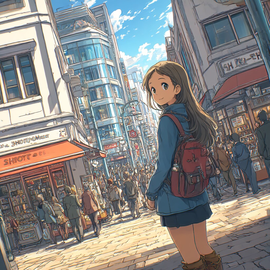 下北沢の女の子 Shimokitazawa girl