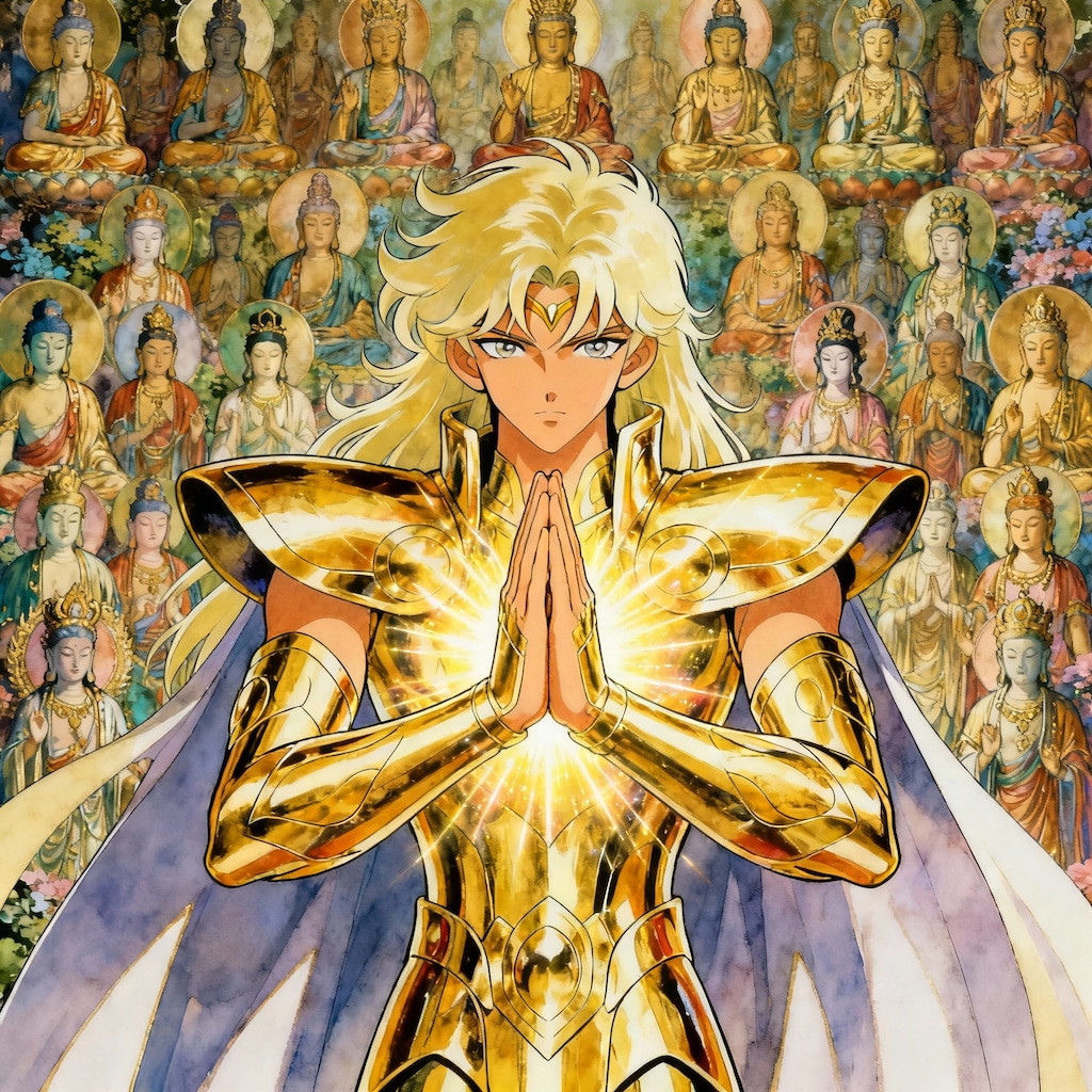 乙女座の黄金聖闘士♪の各AI比較っぽいなにか？（Seedream、Whisk、nanobanana、参考程度にお願いします💦）