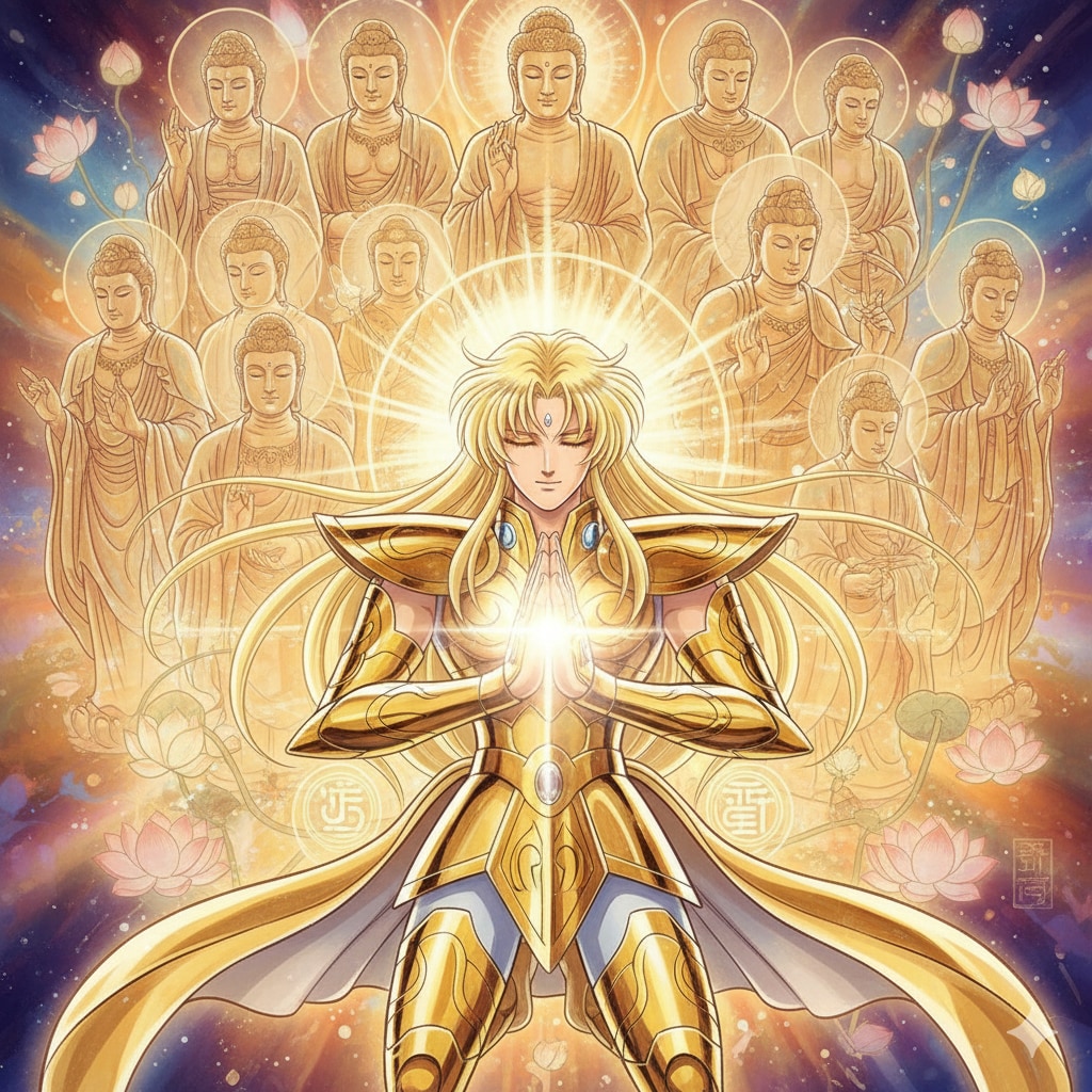 乙女座の黄金聖闘士♪の各AI比較っぽいなにか？（Seedream、Whisk、nanobanana、参考程度にお願いします💦）